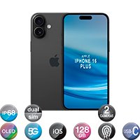 iPhone 16 Plus 6,7'' 5G 8gb 128gb Dual Cam 48mp Negro - Imagen 3