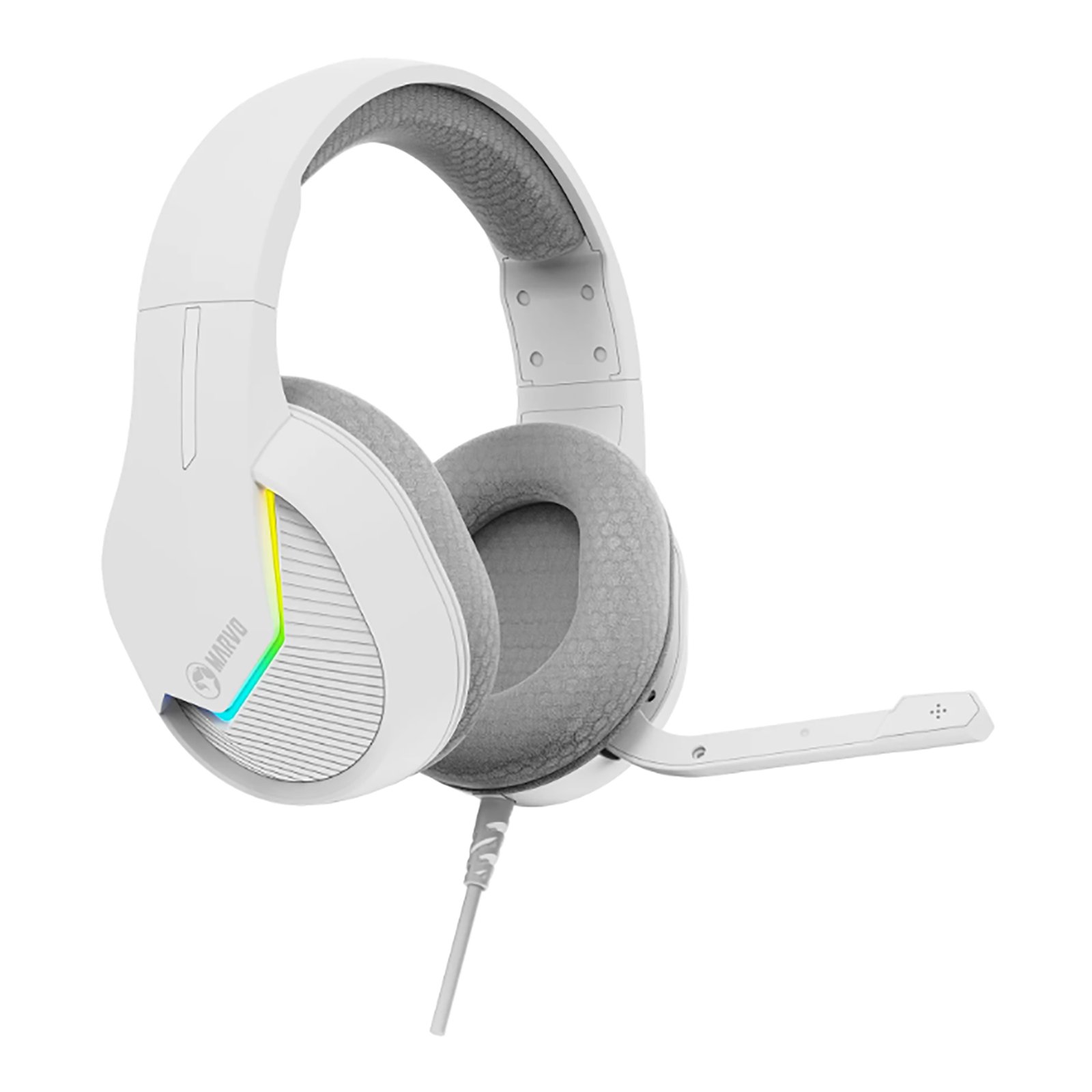Auriculares Gaming USB Marvo H8618 RGB PC - Imagen 3