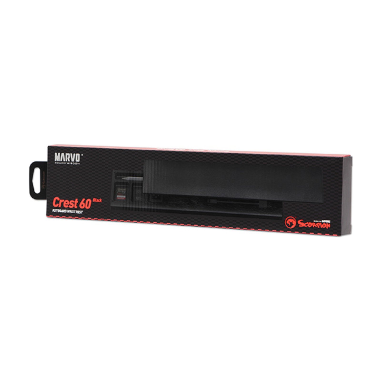 Reposa Muñecas Para Teclado Marvo K002 Negro