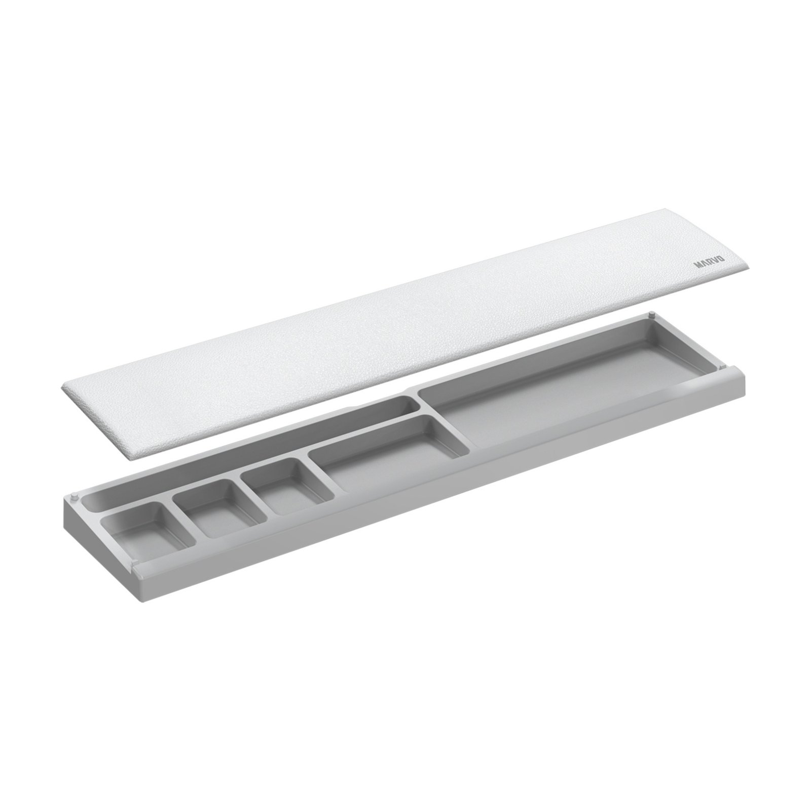 Reposa Muñecas Para Teclado Marvo K002 Blanco - Imagen 4
