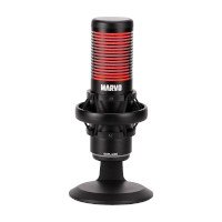 Micrófono Gaming Marvo Mic-07 Omnidireccional Negro