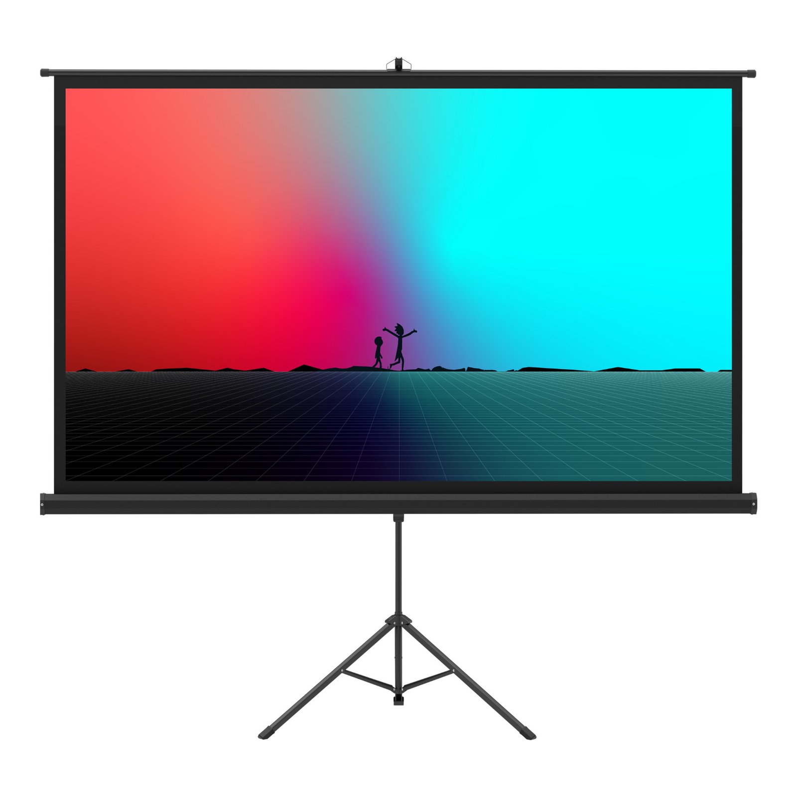 Pantalla Plegable Vivibright Blanca 100" 16:9 Con Soporte