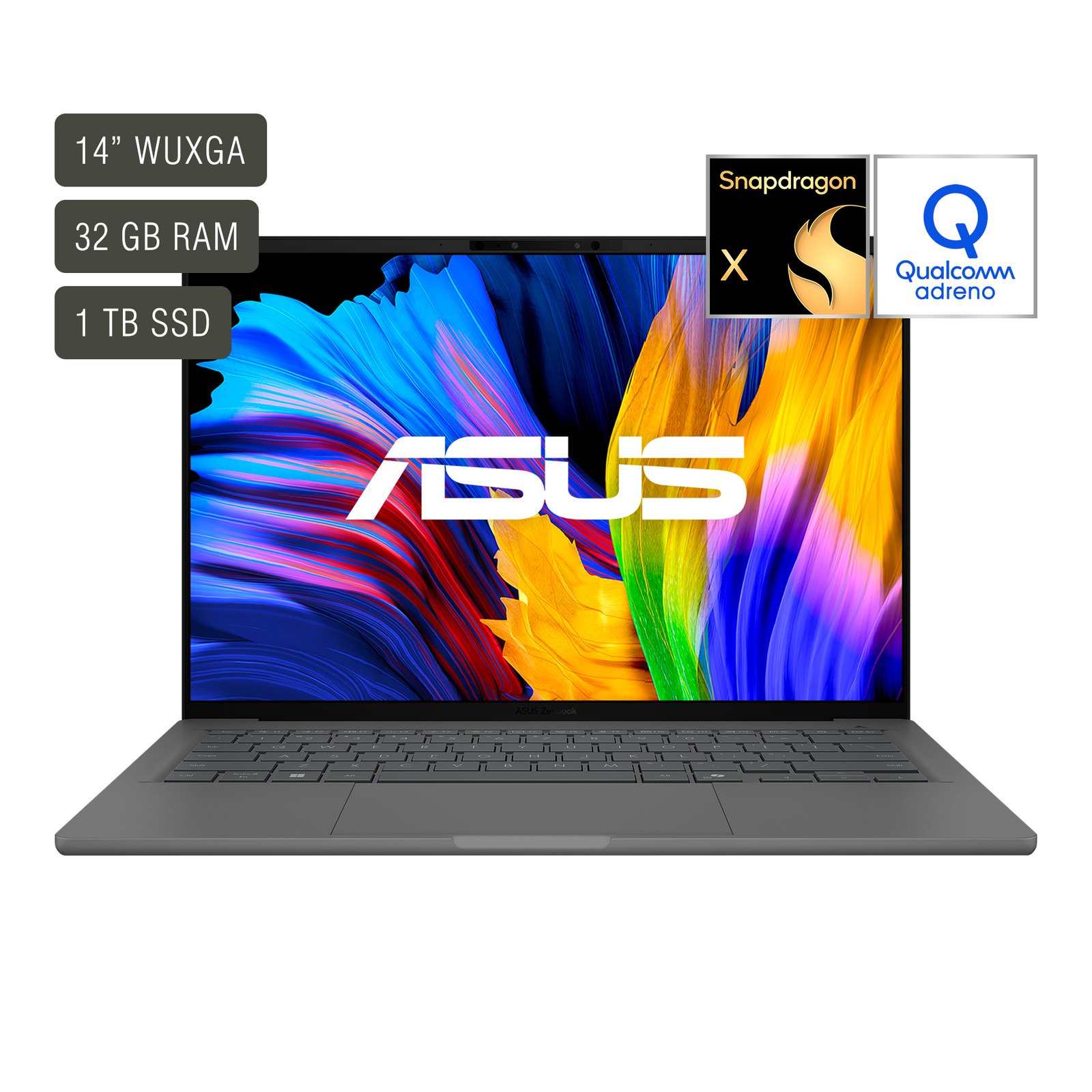 Notebook Asus Zenbook 14'' Oled Core
Snapdragon X 32gb 1tb W11 - Imagen 5