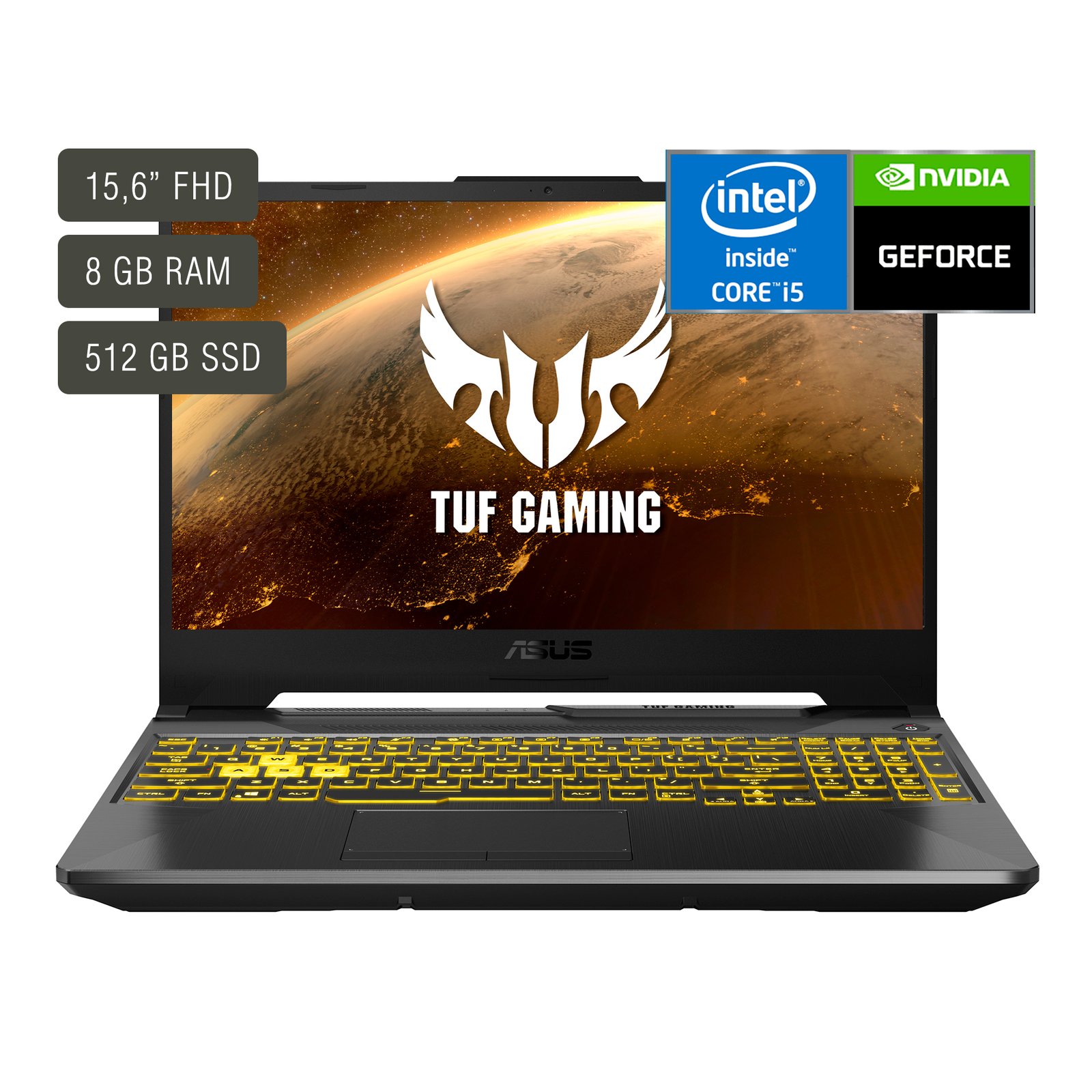 Notebook Gamer Asus 15,6'' Core I5 8gb 512gb Gtx1650 - Imagen 11