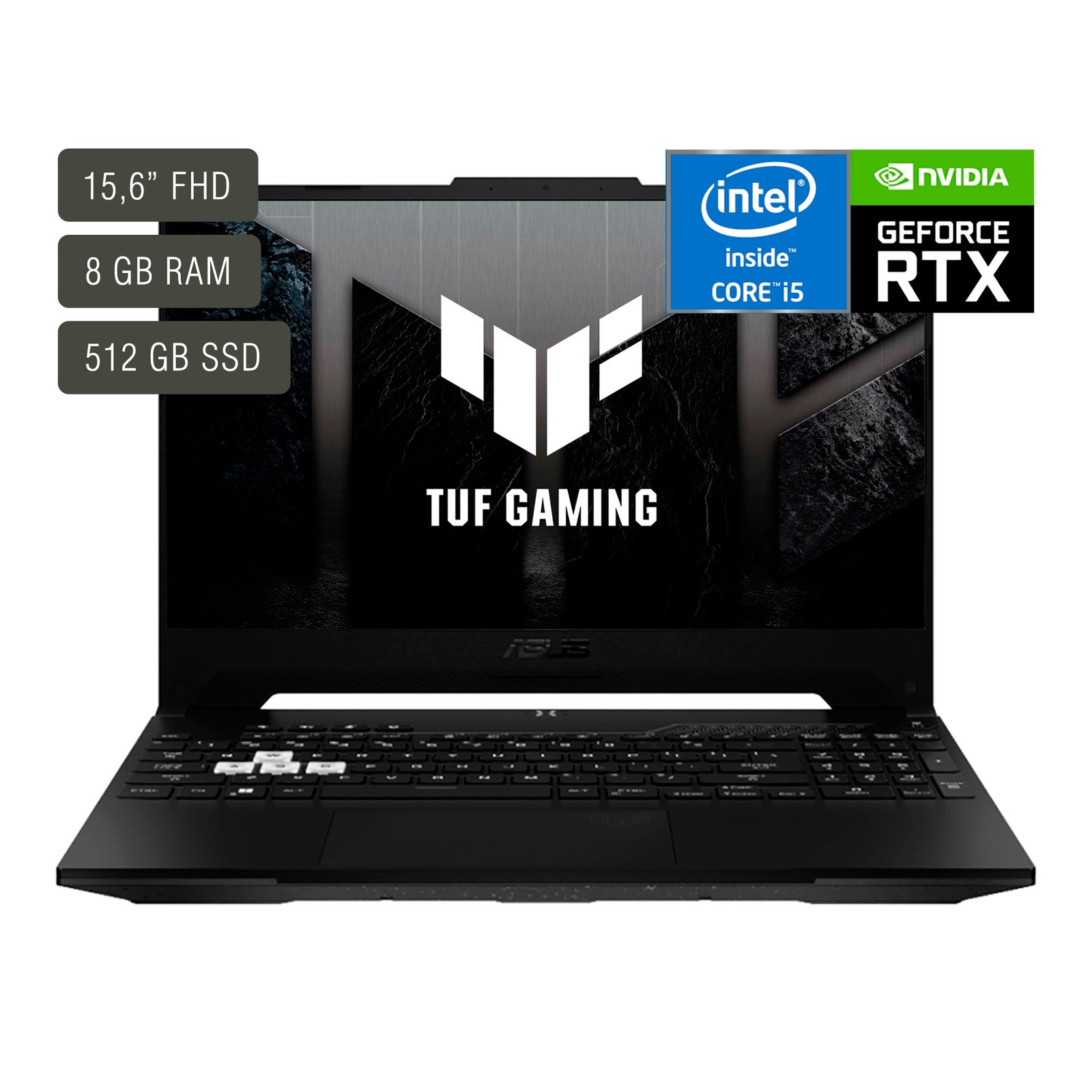 Notebook Gamer Asus Tuf 15,6'' I5 8gb 512gb Win11 Rtx3050 - Imagen 5