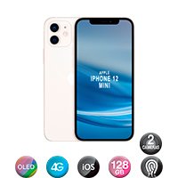 iPhone 12 Mini 5,4'' 4G 4gb 128gb Blanco - Imagen 2