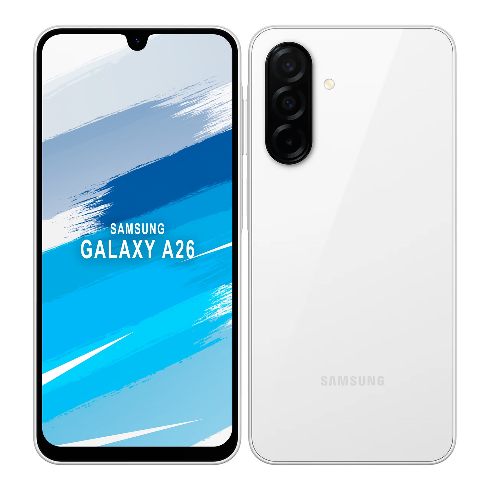 Teléfono celular Samsung Galaxy A26 5G 256 GB, 8 GB de RAM, cámara de 50 MP, Ip67, pantalla Super Amoled 6.7, NFC, blanco - Imagen 2