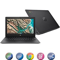 Chromebook Hp 11,6'' N4020 4gb 32gb Chrome Gray - Imagen 5