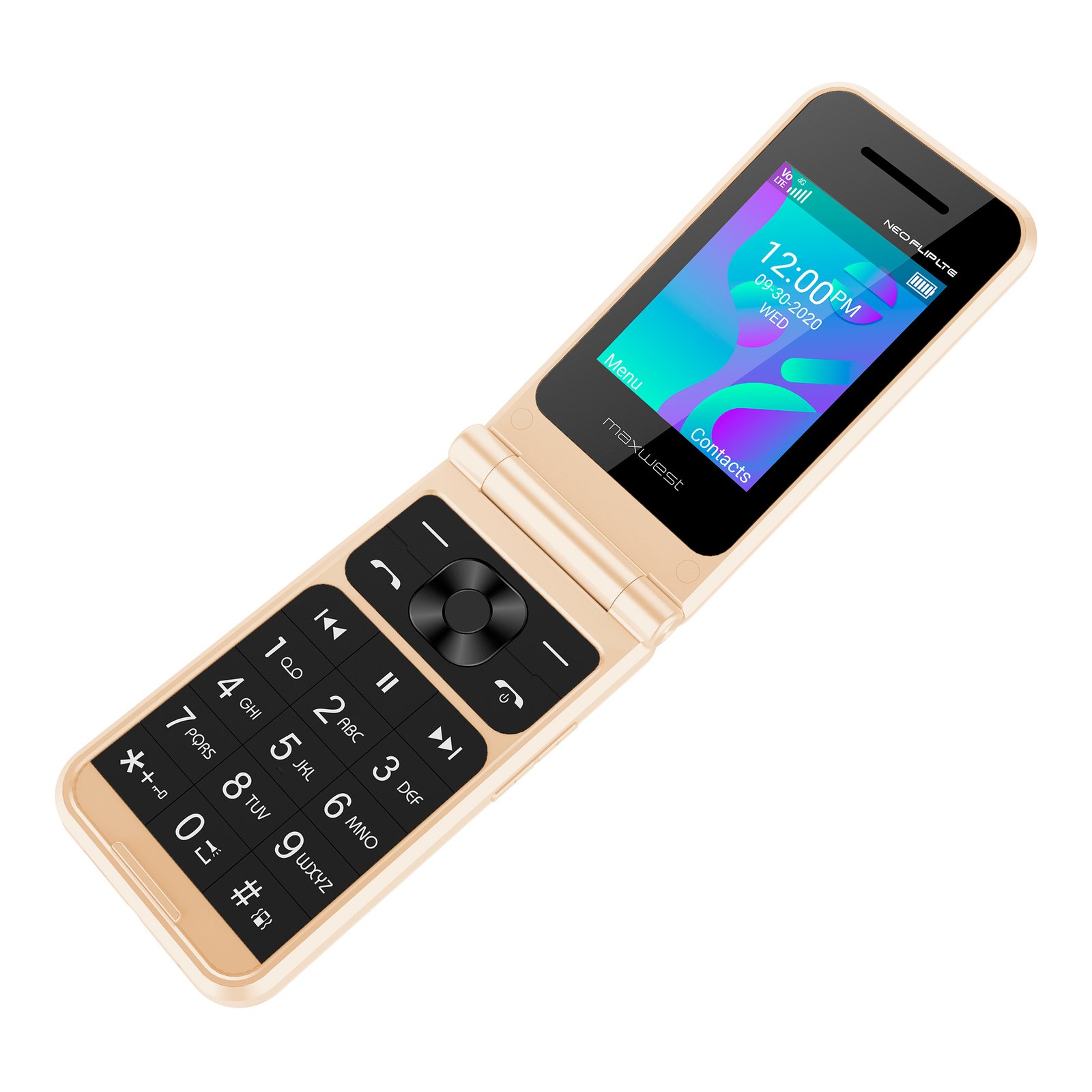 Maxwest Neo Flip 2,4'' + 1,3'' 4G Dorado