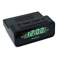 Radio Reloj Digital Philco Par1006 Parlante Con Pantalla Led Alarma Dual Despertador Fm - Negro - Imagen 3