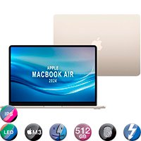 Apple Macbook Air 13,6'' M3 16gb 512gb Mac STARLIGHT - Imagen 4