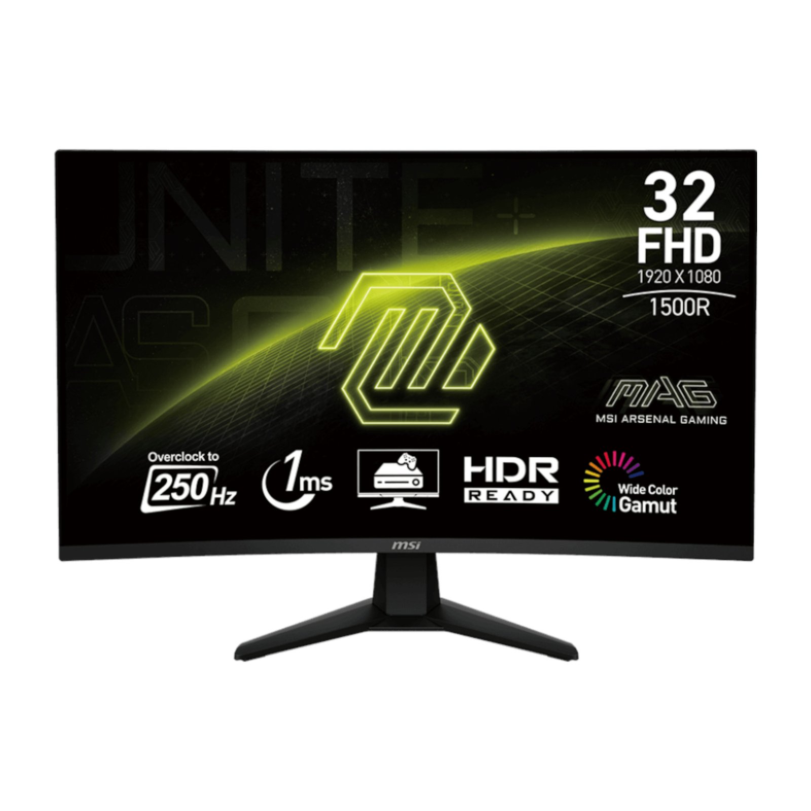 Monitor Curvo Gaming Msi Mag32c6x 32'' Va Fhd 250hz 1ms - Imagen 4