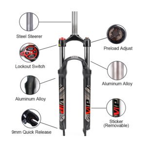 Horquilla Delantera Para Bicicleta MTB 27,5'' Bucklos