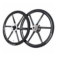 Par De Ruedas De Carbono Deca 6 Rayos - Imagen 11