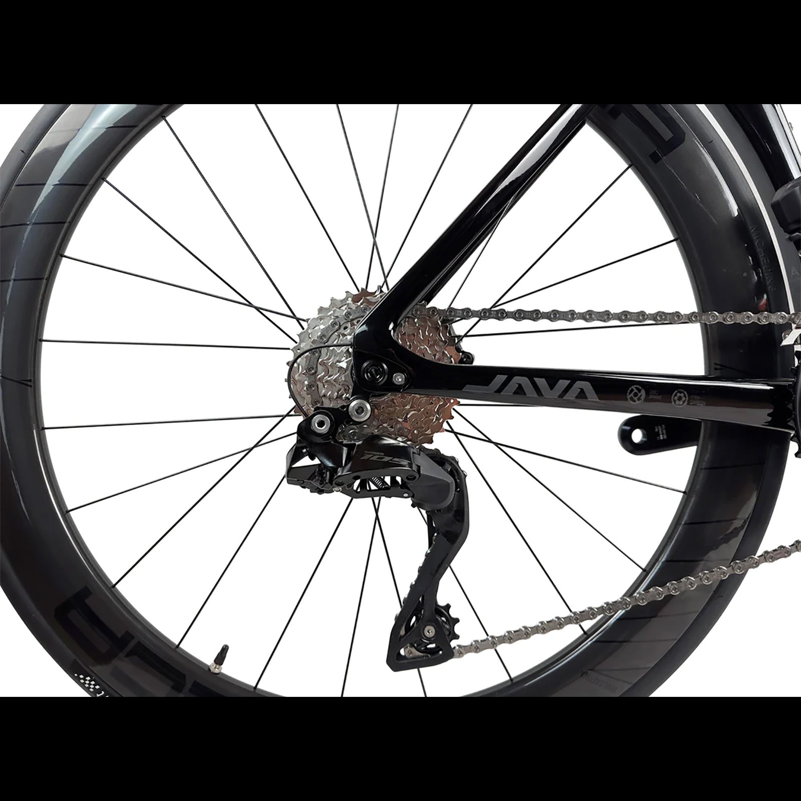 Bicicleta De Ruta Java Vesuvio DI2 24V Talle 480mm TITANIO