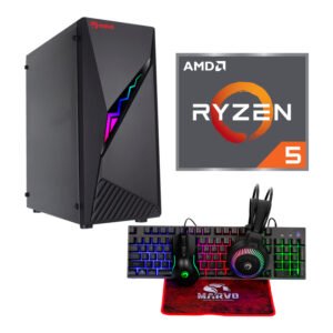 PC Gamer Marvo Ryzen 5 5600 16gb 256gb hdd luces