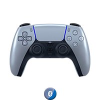 Gamepad Inalámbrico Bt Sony Ps5 Dualsense Plateado - Imagen 5
