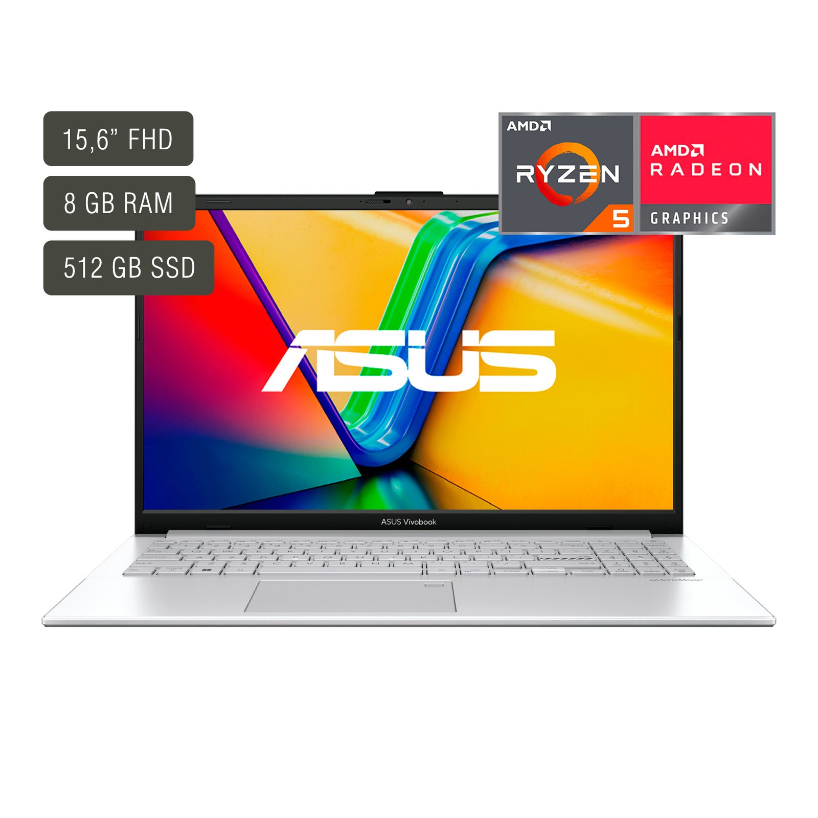 Notebook Asus Vivobook 15,6'' Ryzen 5 8gb 512gb Win11 - Imagen 7