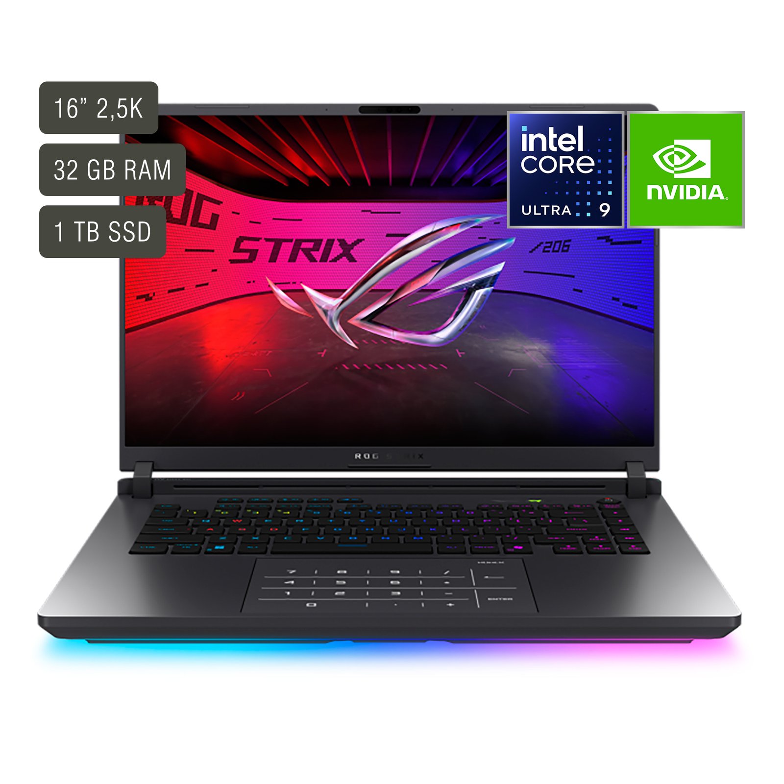 Notebook Gamer Asus Rog Strix 16'' Core Ultra 9 32gb 1tb - Imagen 5
