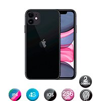 IPhone 11 6,1'' 4G 4gb 256gb Dual Cam 12mp - Imagen 2