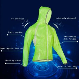 Campera Impermeable Rockbros Cintas Reflectivas Xl