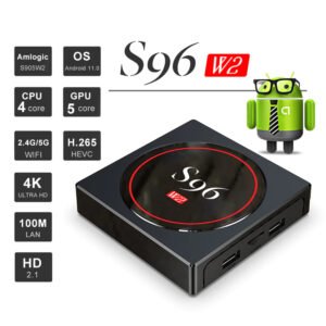 Tv Box S96W2 4k Android 11 Hdmi 4gb 32gb