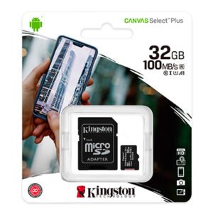 Memoria Micro Sd Kingston 32GB Con Adaptador Sd