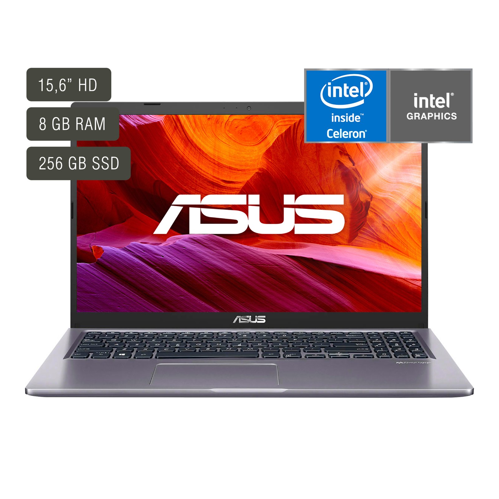 Notebook Asus 15,6'' N4020 8gb 256gb Win11 - Imagen 6