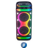 Parlante Bt Aiwa Awpoh6d 1000w Pmpo Iluminación Led - Imagen 5