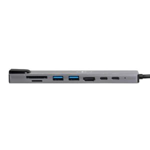 Hub Unno Tipo C 8 en 1 Usb 3.0 Hdmi Ethernet