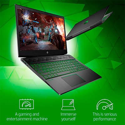 Notebook Gamer Hp Core I5 8gb 16gb 1tb Win10 Gtx1050