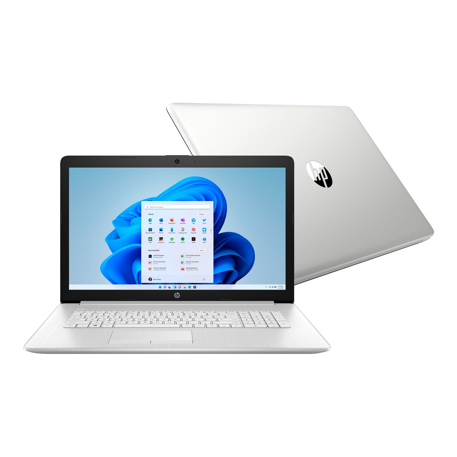 Notebook HP 17,3'' Core I5 8gb 512gb PLATEADO - Imagen 4