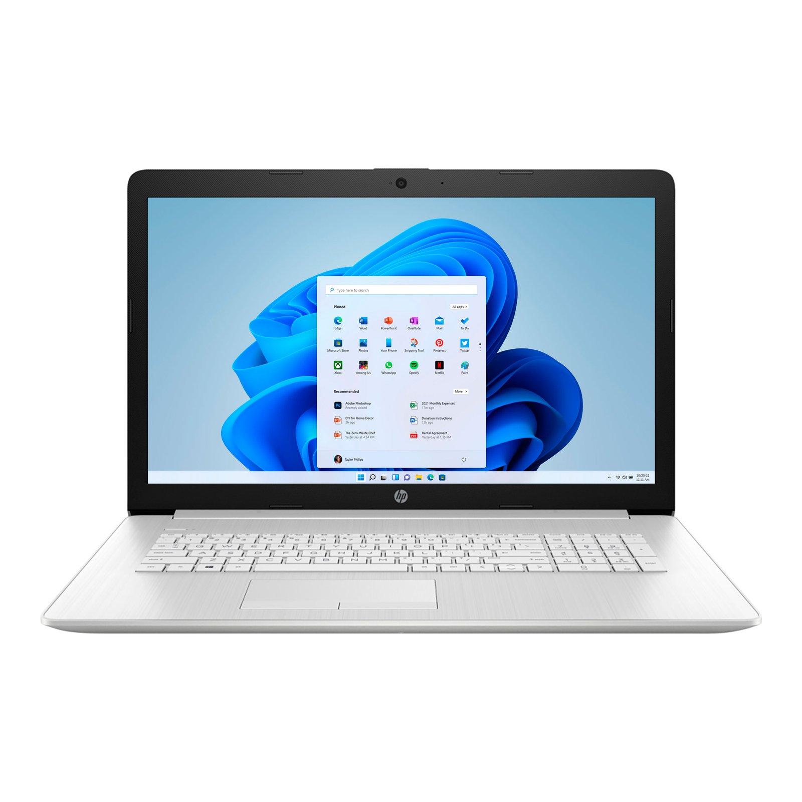 Notebook HP 17,3'' Core I5 8gb 512gb PLATEADO - Imagen 3
