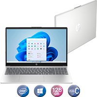 Notebook Hp 15,6'' N200 4gb 128gb NATURAL SILVER - Imagen 5
