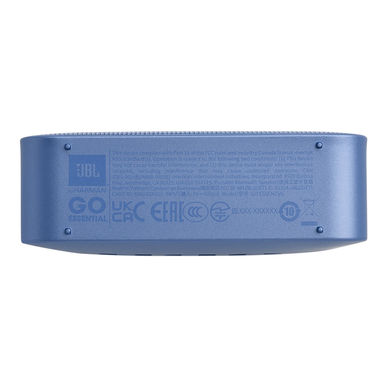 Parlante JBL JBL Go Essential Go Essential JBL-GOESBLK portátil con bluetooth waterproof azul