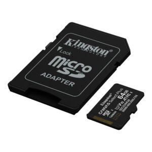 Memoria Micro Sd Kingston Sdcs3/64gb 100mb/s