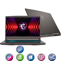 Notebook Gamer Msi 15,6'' Core I5 16gb 512gb Win11 Negro - Imagen 7