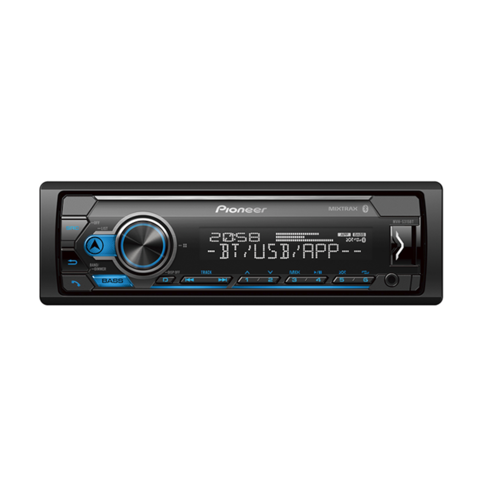 Radio Para Auto Pioneer Mvh-s325bt 200w Bt Negro - Imagen 2