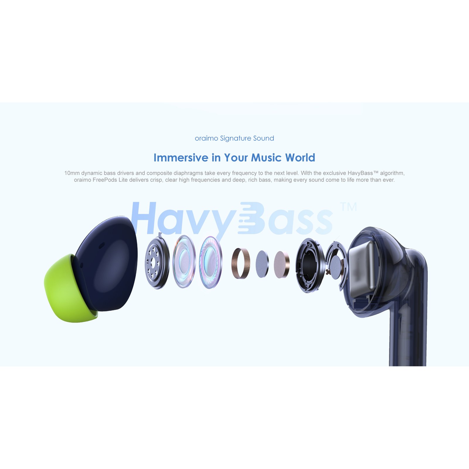 Auriculares Inalámbricos Oraimo Freepods Lite Ipx4 Bt Llamadas - Imagen 7