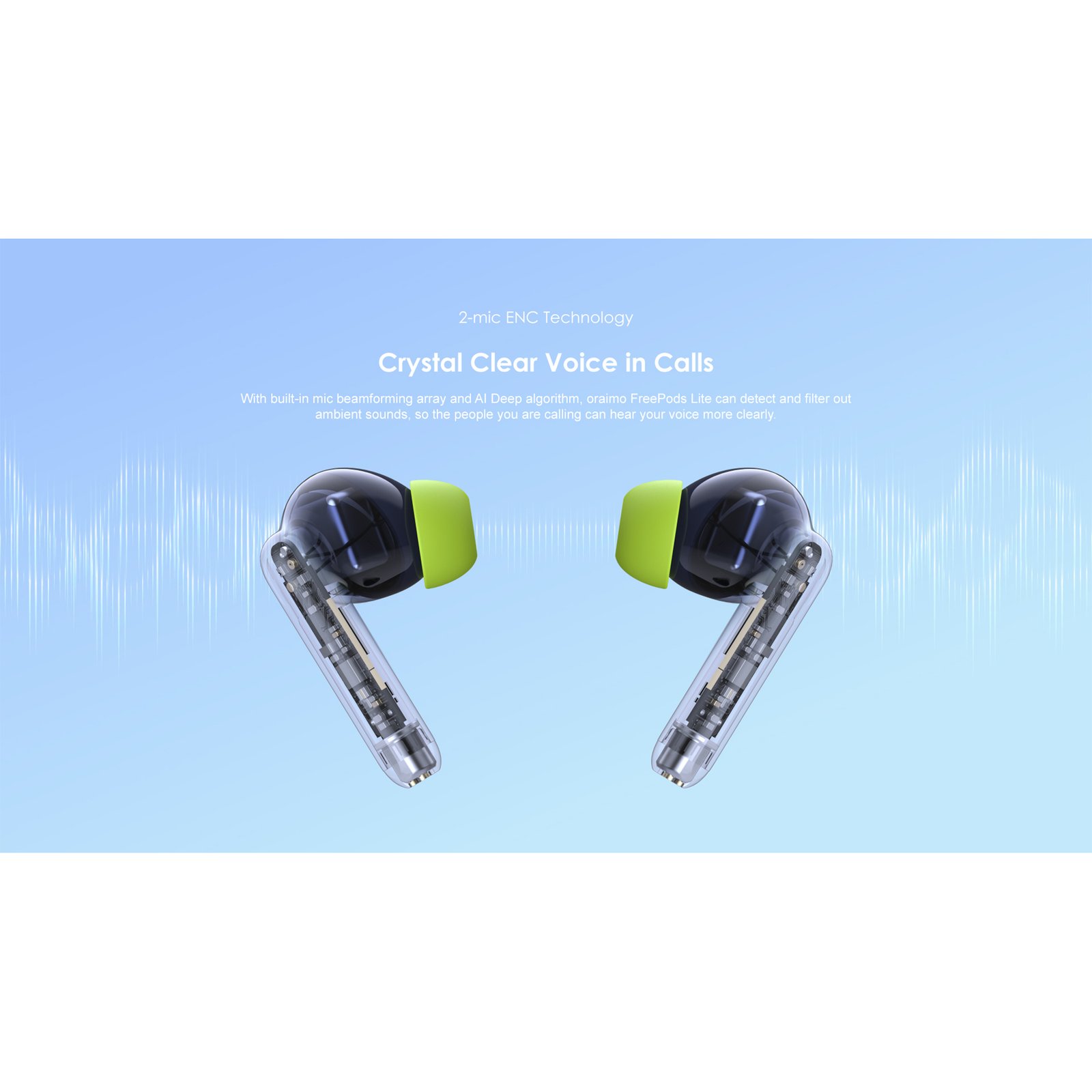 Auriculares Inalámbricos Oraimo Freepods Lite Ipx4 Bt Llamadas - Imagen 6