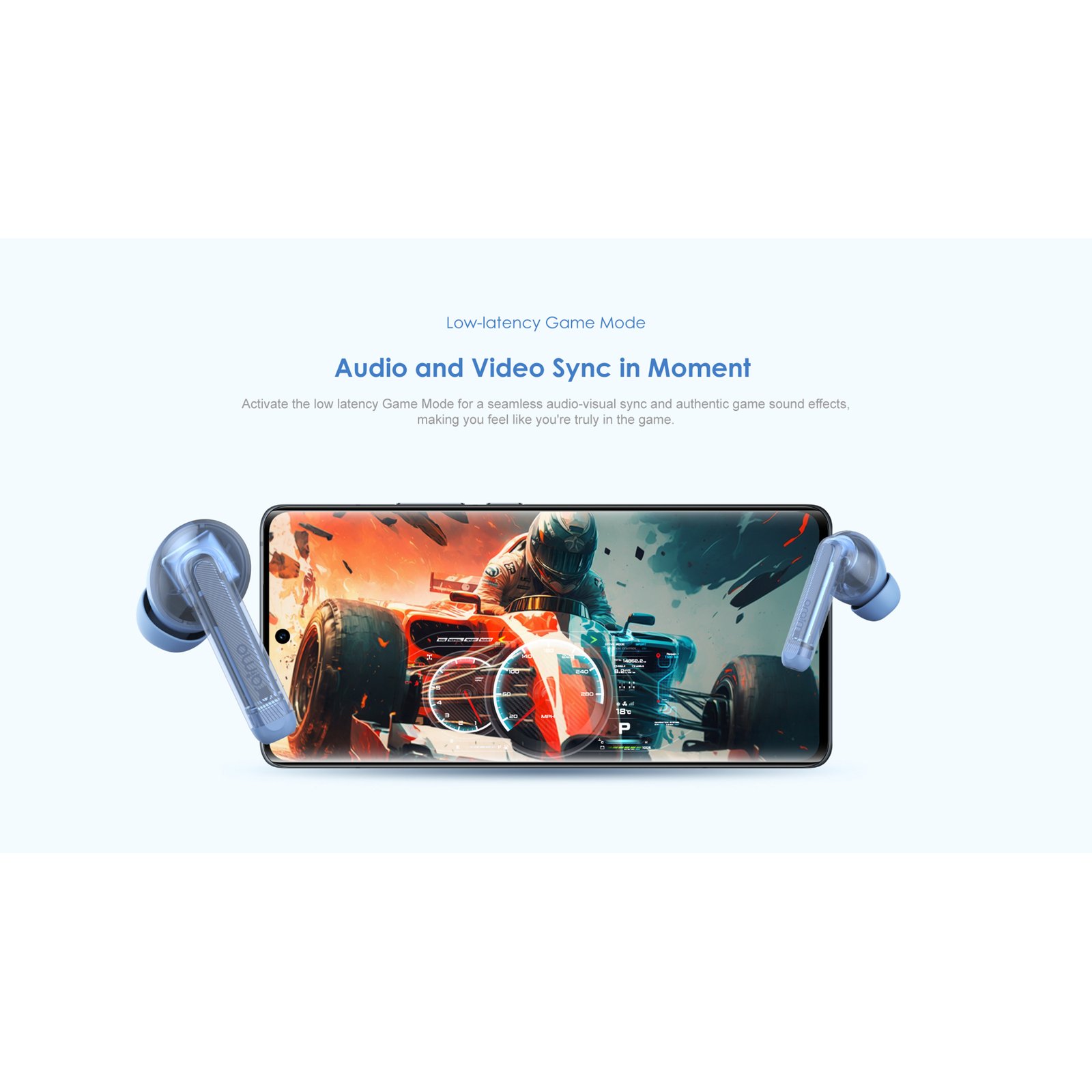 Auriculares Inalámbricos Oraimo Freepods Lite Ipx4 Bt Llamadas - Imagen 5