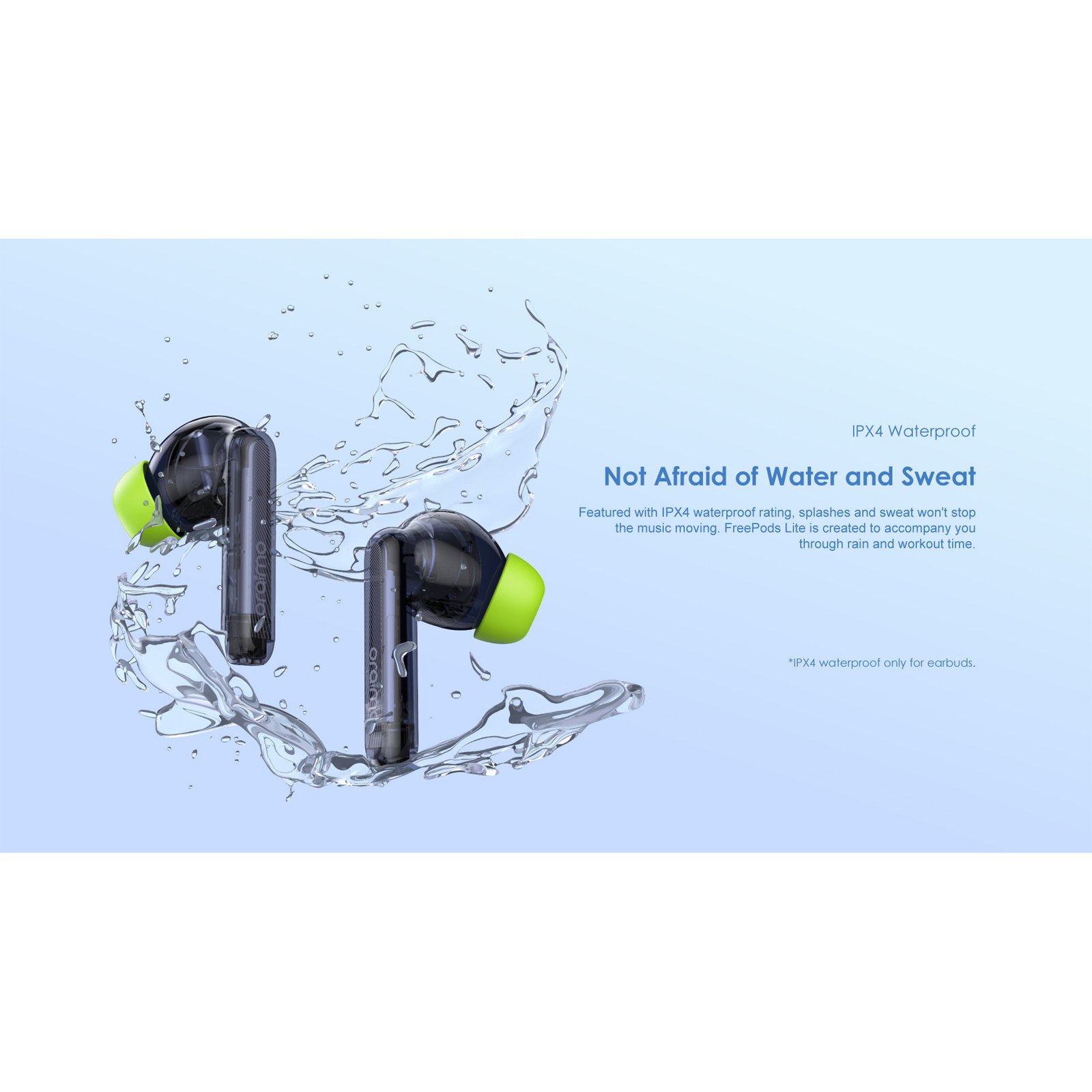 Auriculares Inalámbricos Oraimo Freepods Lite Ipx4 Bt Llamadas - Imagen 4