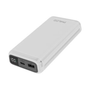 Powerbank Philco 20000mah 1 Usb C / 1 Usb A Blanco