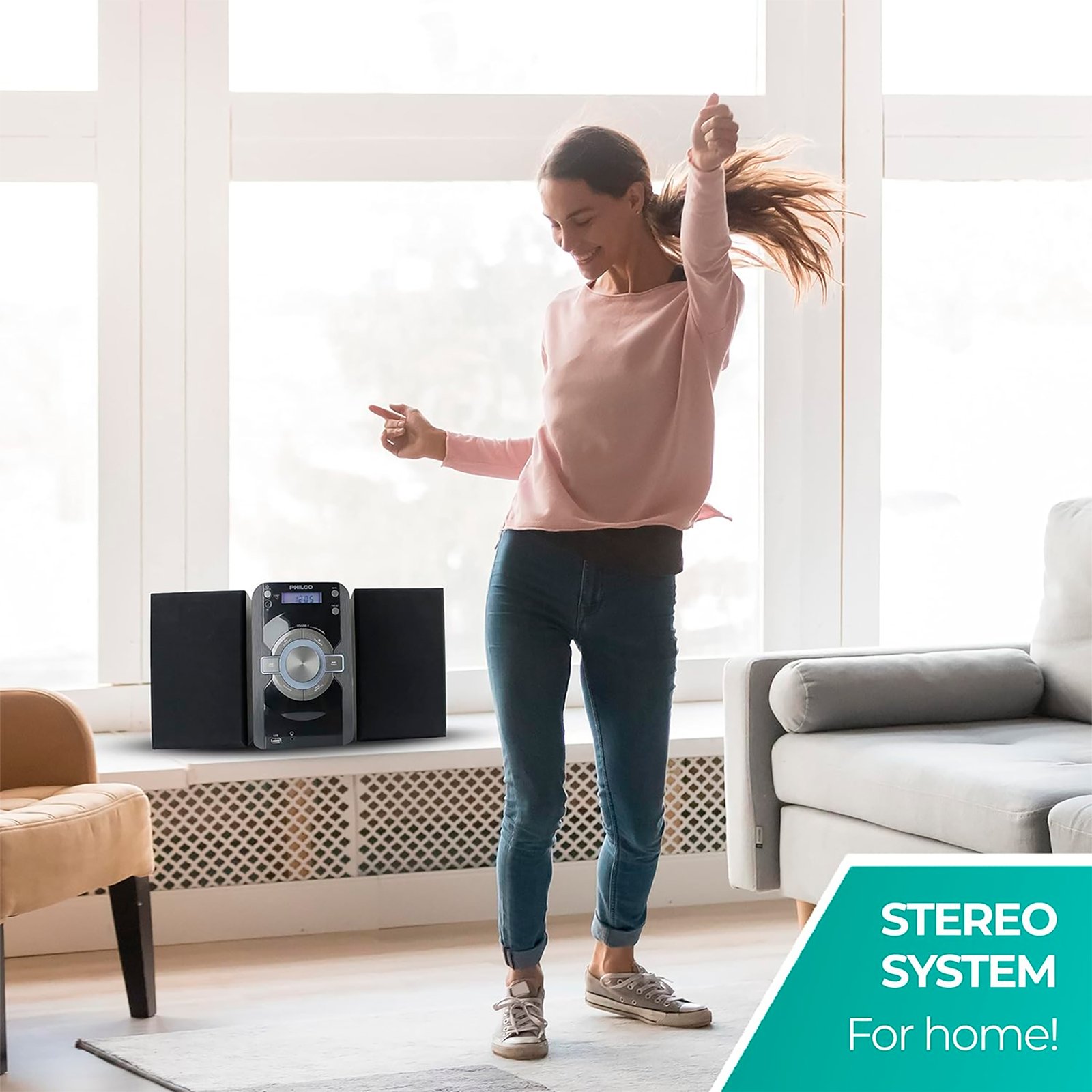 Micro Sistema Philco Pss2000-bk 15w Estéreo BT FM CD MP3 - Imagen 2