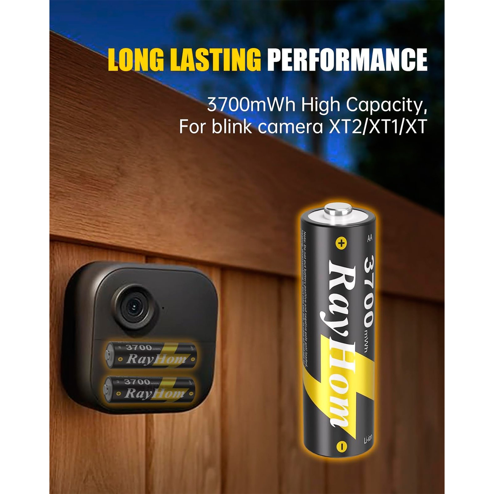 Cargador Rayhom Para 4 Pilas AA + 8 Pilas AA 1,5v 3700mwh - Imagen 3