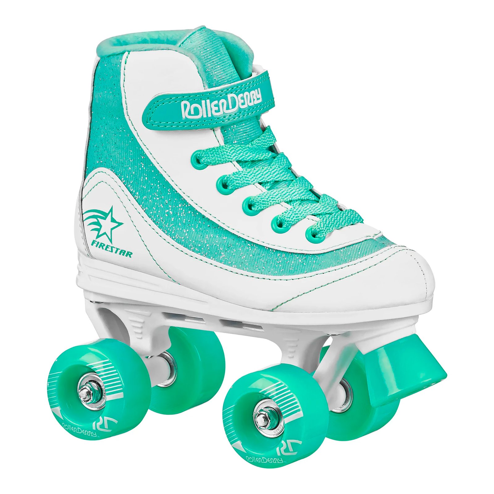 Patines Para Niños Roller Derby Firestar Talle 4 B/V - Imagen 4