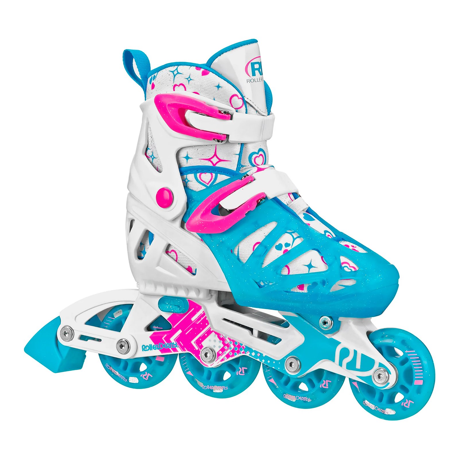 Patines Ajustables Para Niños Roller Derby Tracer T12J-1 - Imagen 5