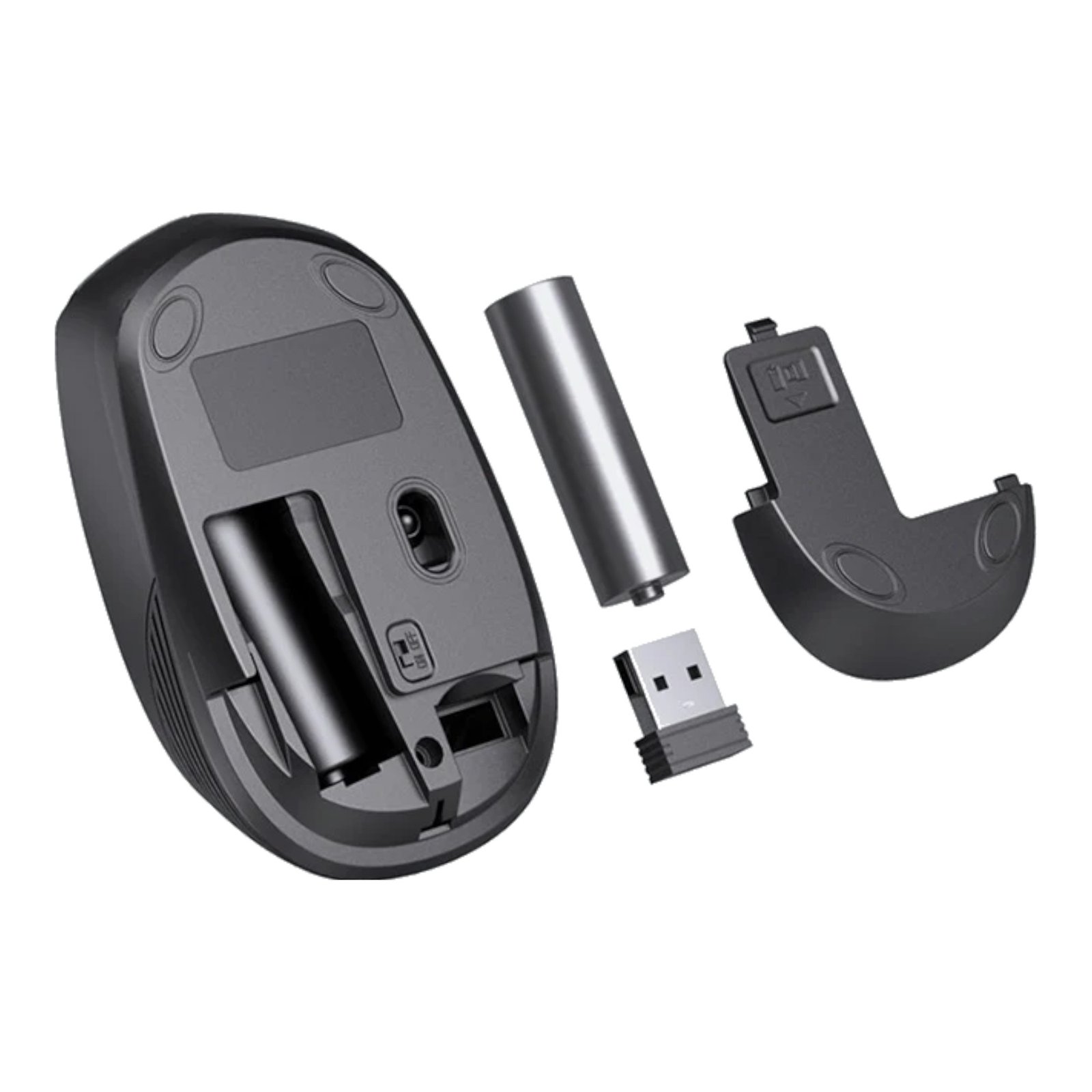 Mouse Inalámbrico Chuwi Ws202 Cuatro Botones - Black - Imagen 2