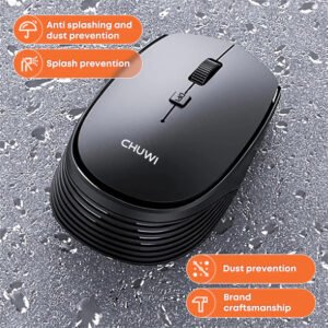 Mouse Inalámbrico Chuwi Ws202 Cuatro Botones - Black