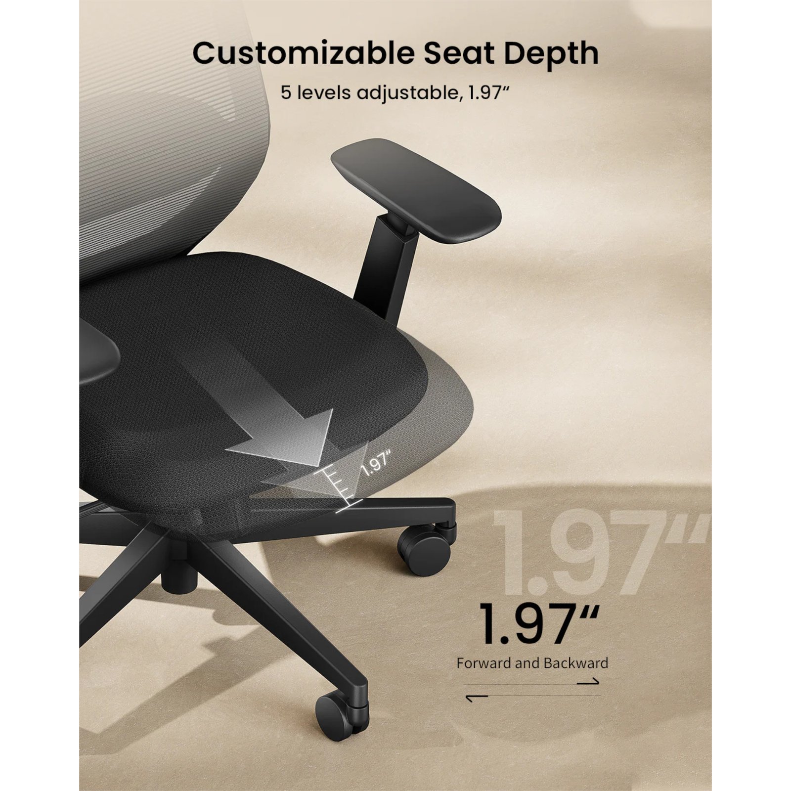 Silla de Escritorio Ergonómica Ajustable ProtoArc Ec200 - Imagen 3